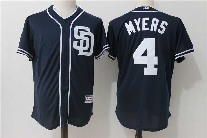San Diego Padres #4 Wil Myers Navy Blue New Cool Base Jersey,We sell and wholesale San Diego Padres #4 Wil Myers Navy Blue New Cool Base Jersey on line form chian!